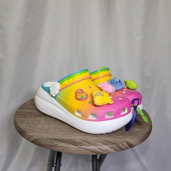 Crocs Other - CROCS X Care Bears Collaboration Crush Clog Light On Platform Multicolor M6 W8